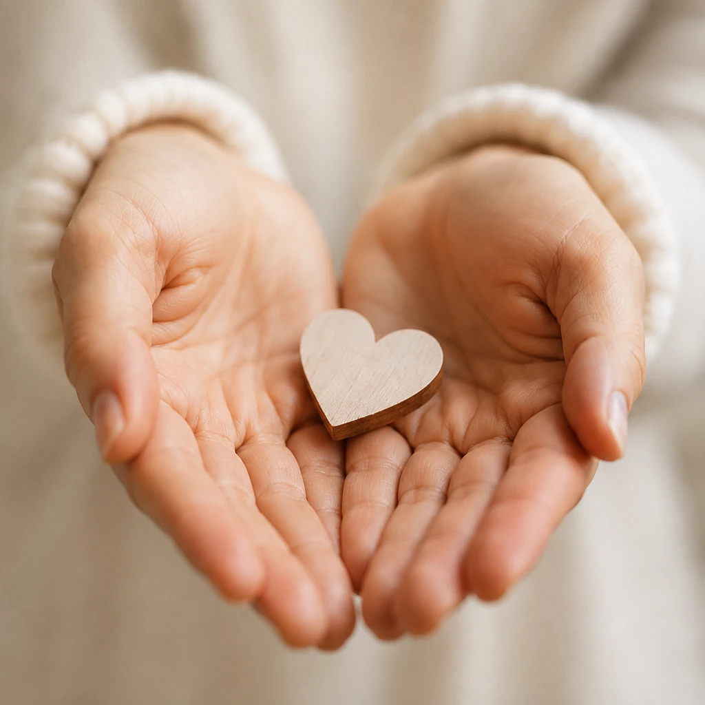 Woman receiving support while considering fertility treatment.
