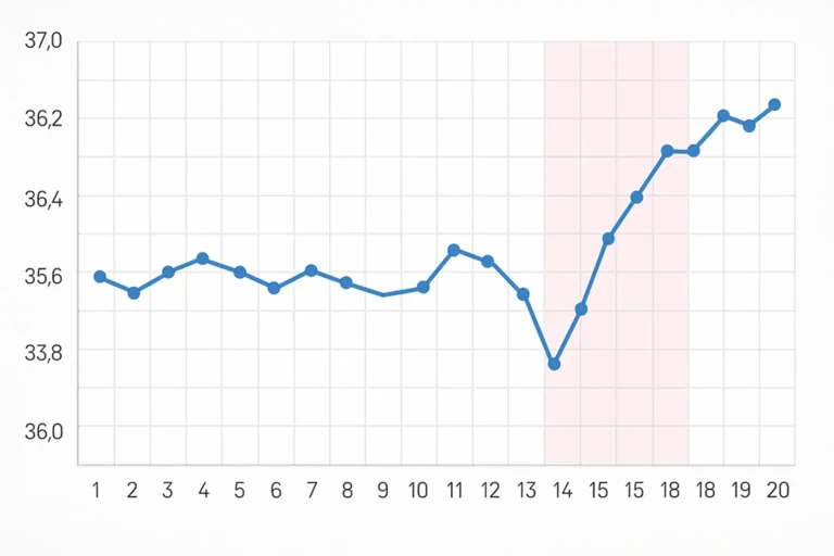 Implantation Dip: What a BBT Drop Means on Your Chart