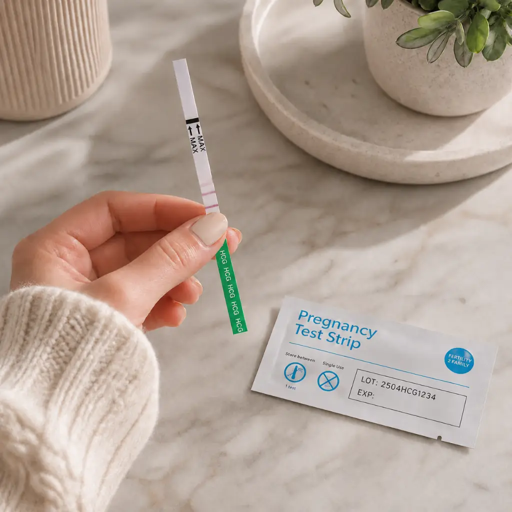 30 pregnancy test strips for home hCG pregnancy testing in Australia