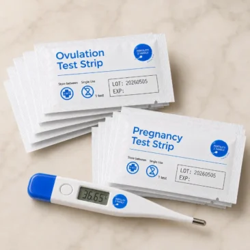 Major fertility kit with ovulation tests pregnancy tests and digital thermometer in Australia