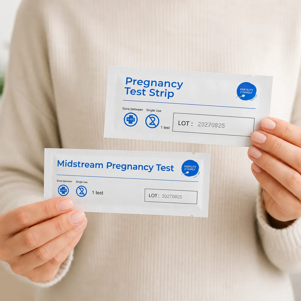 Direct-use midstream and strip test formats for home ovulation and pregnancy testing