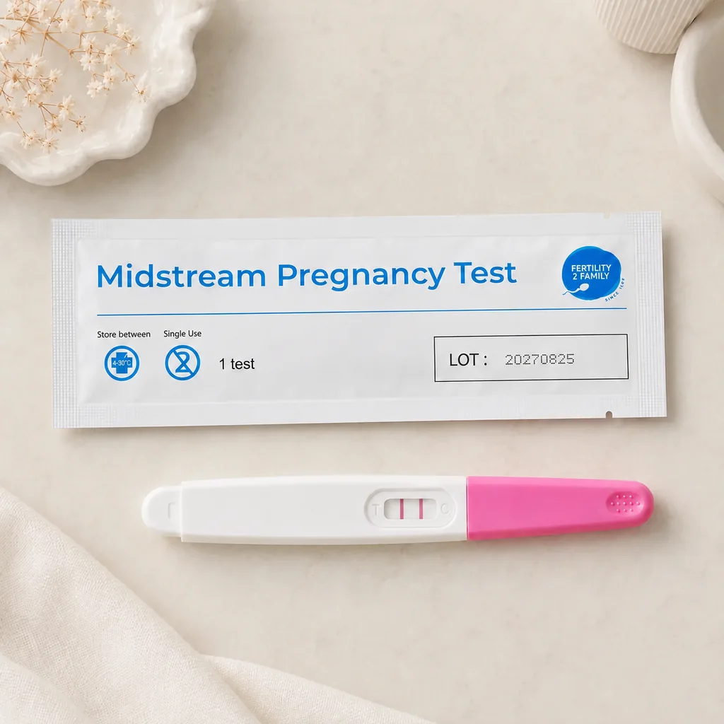 Strong positive pregnancy test Australia 25mIU hCG sensitivity