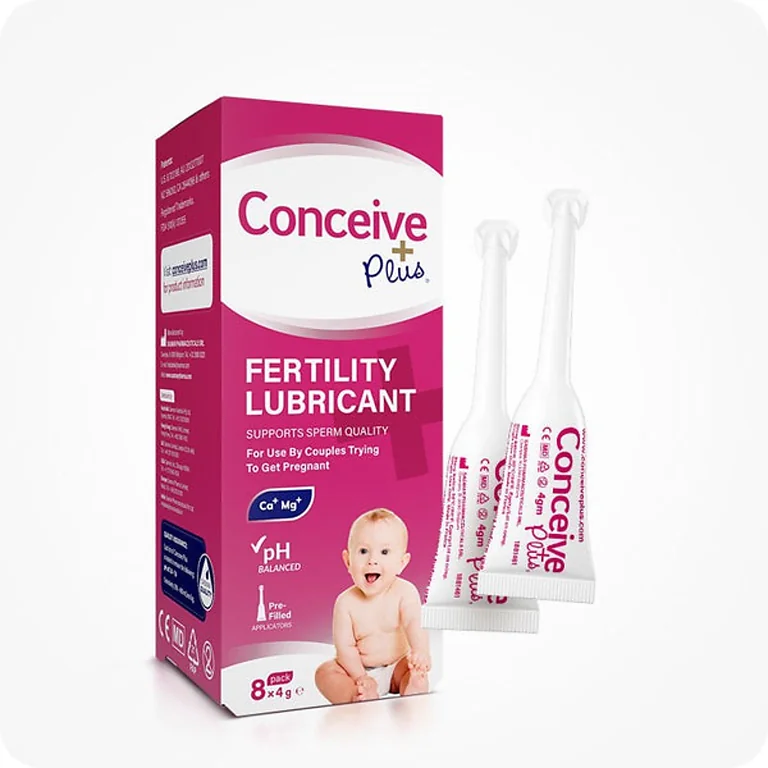 Conceive Plus fertility lubricant box with pre-filled applicators