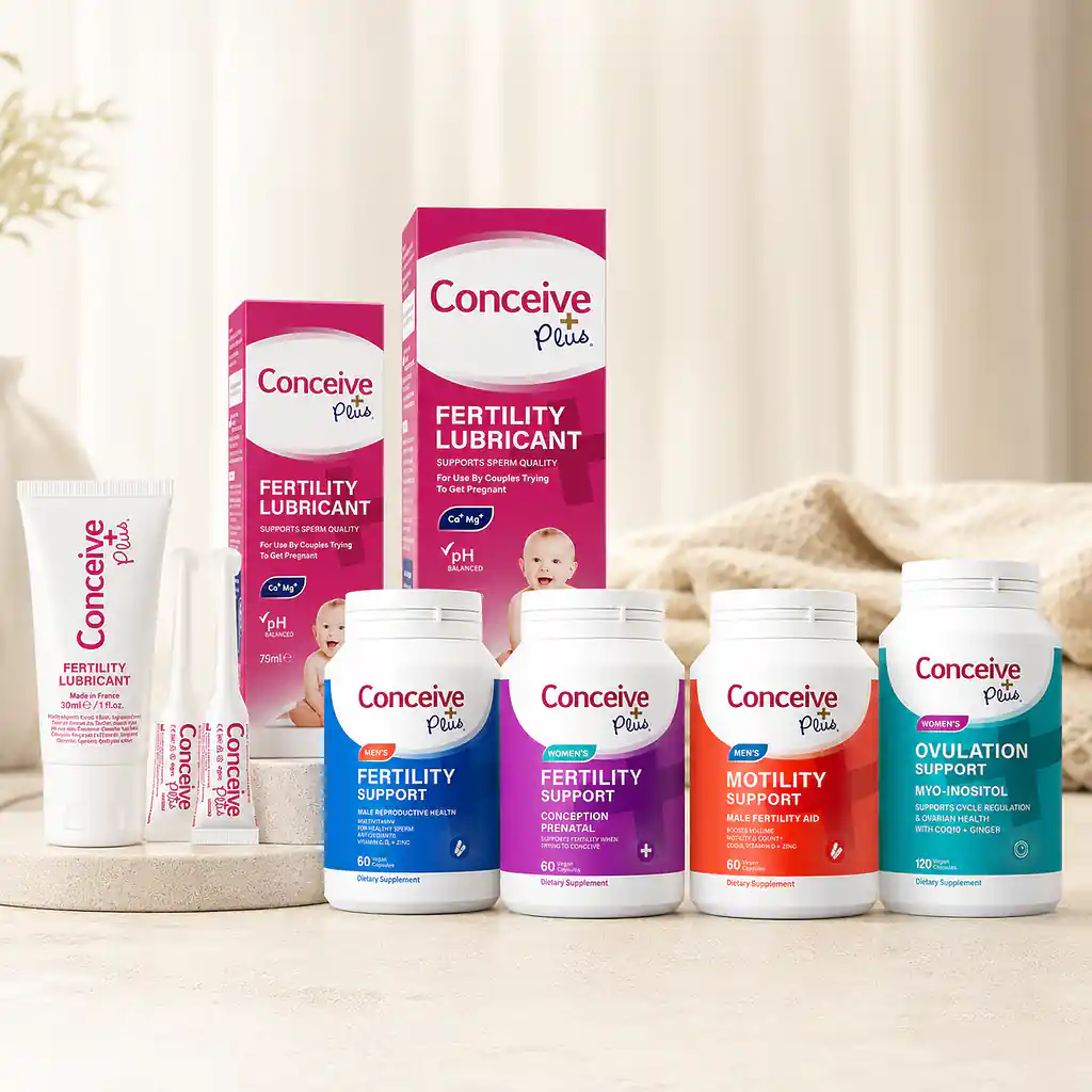 Conceive Plus fertility vitamins and lubricant bundle for both partners — customer review visual
