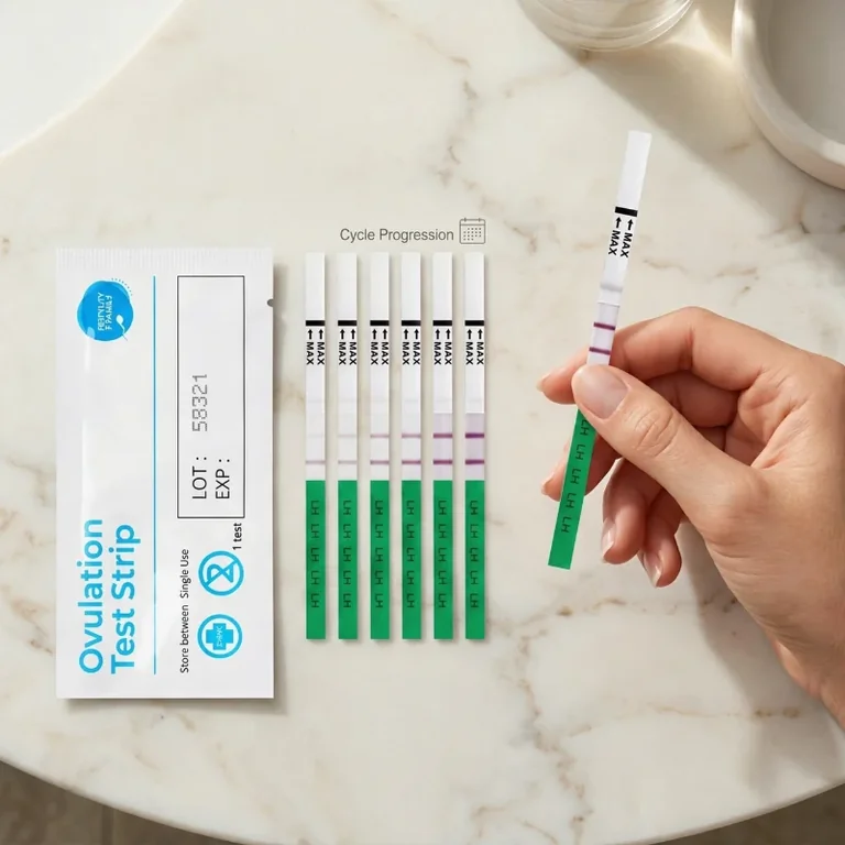 Fertility2Family 50 pack ovulation test strips with urine cups
