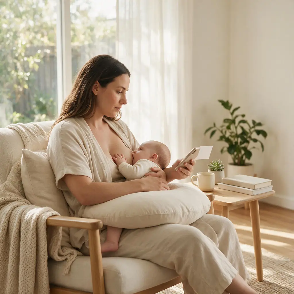 Breastfeeding mother considering dermal filler safety and cosmetic treatment in Australia