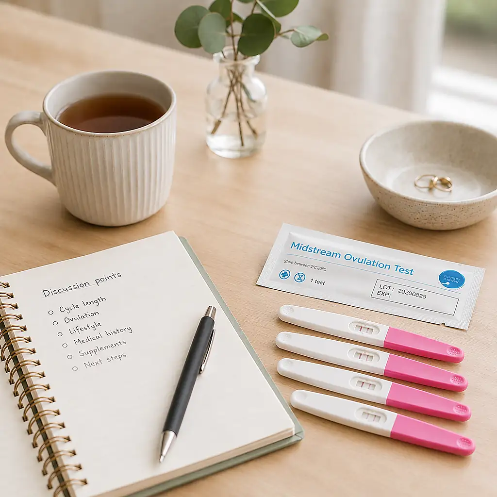 Fertility tea ovulation testing and fertile window tracking in Australia