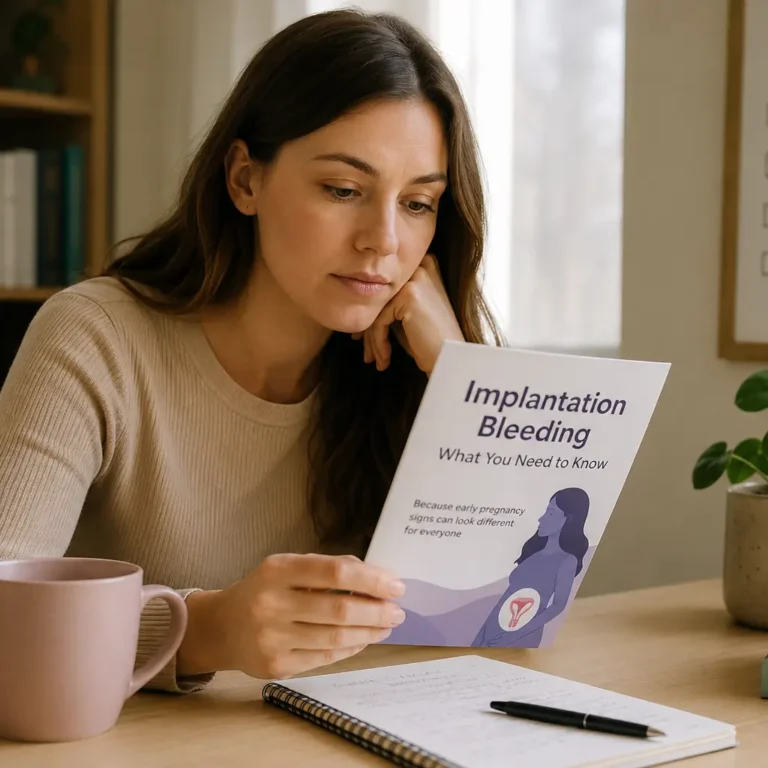 Implantation Bleeding: Colour, Flow, Timing and When to Test