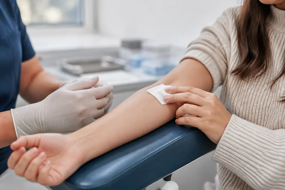 Vitamin D and iron blood test results for PCOS and PMOS nutrient assessment in Australia
